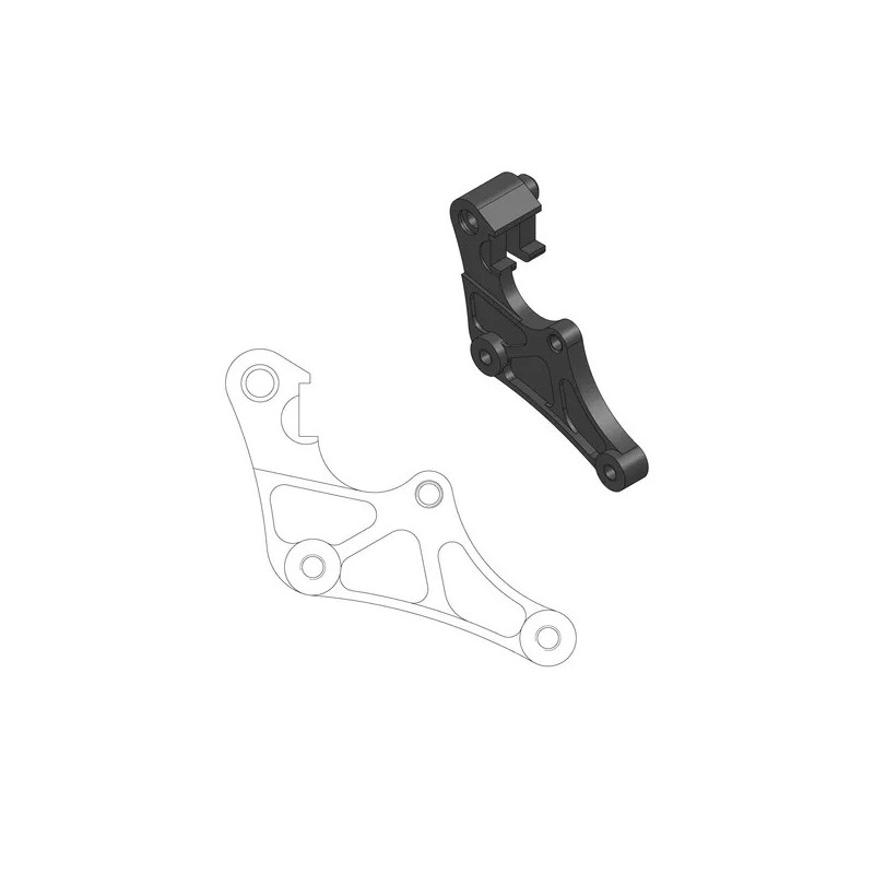 Adapter for MOTO-MASTER Supermoto Street discs for FANTIC, YAMAHA XE 125, XEF 250, XEF 450, XX 125 from 2016 to 2026 Adapter for MOTO-MASTER Supermoto Street discs for FANTIC, YAMAHA XE 125, XEF 250, XEF 450, XX 125 from 2016 to 2026