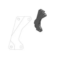 MOTO-MASTER-Supermoto-Street-Bremsscheibenadapter für YAMAHA WR 250, WR 400, WR 426, WR 450, YZ 125, YZ 250 der Baujahre 1998 b