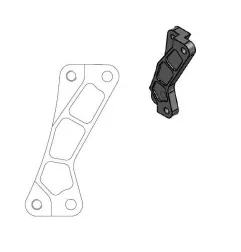 MOTO-MASTER-Supermoto-Street-Bremsscheibenadapter für YAMAHA WR 250 F, WR 450 F, Baujahre 2016 bis 2019 – Art.-Nr. 211076