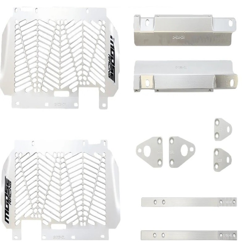 Protections de radiateur Billet MOOSE OFFROAD pour FANTIC YAMAHA XEF 310, WR 250, YZ 250, YZ 450 du 2019 au 2024