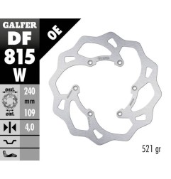 Wave® GALFER brake disc for BETA EVO 250, RR 250, RR 350, RR 390 RR 400, RR 430, RR 450, RR 480 from 2011 to 2022