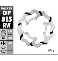 GALFER WAVE-BREMSSCHEIBE MIT RILLEN (FESTstehend) für BETA EVO 250, RR 250, RR 350, RR 390, RR 400, RR 430, RR 450 von 2011 bis 