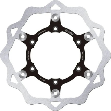 Disque de frein Wave® RAINURÉ GALFER pour AJP, BETA, CCM, GAS GAS, RIEJU PR4 125, PR4 200, ALP 200, ALP 350 de 1994 à 2023