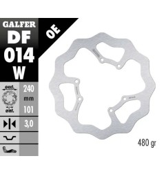 Disco de freno Wave® GALFER para HM MOTO, HONDA, RED MOTO CRE 125, CRE 250, CRE-F 450, CRE-F 490 de 1995 a 2026