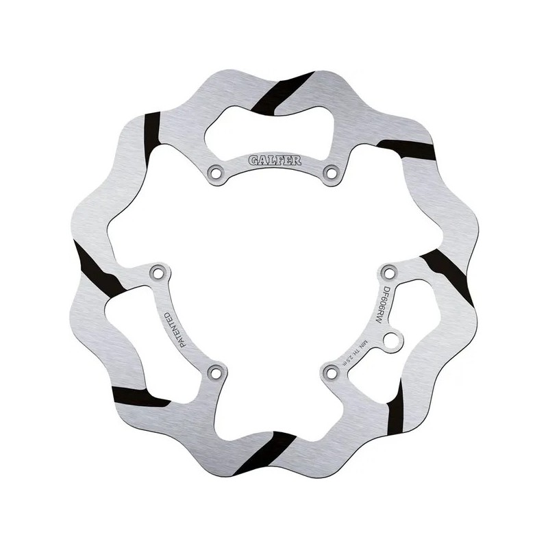 DISQUE DE FREIN FIXE WAVE RAINURÉ GALFER pour HUSABERG, HUSQVARNA, KTM FE 390, FE 450, FE 570, FS 570 de 1971 à 2024