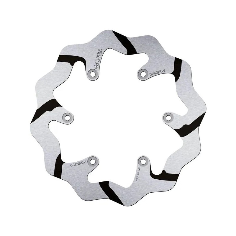 DISCO DE FRENO FIJO GALFER WAVE para GAS GAS, HUSABERG, HUSQVARNA EC 250, MC 125, MC 250 de 1971 a 2024