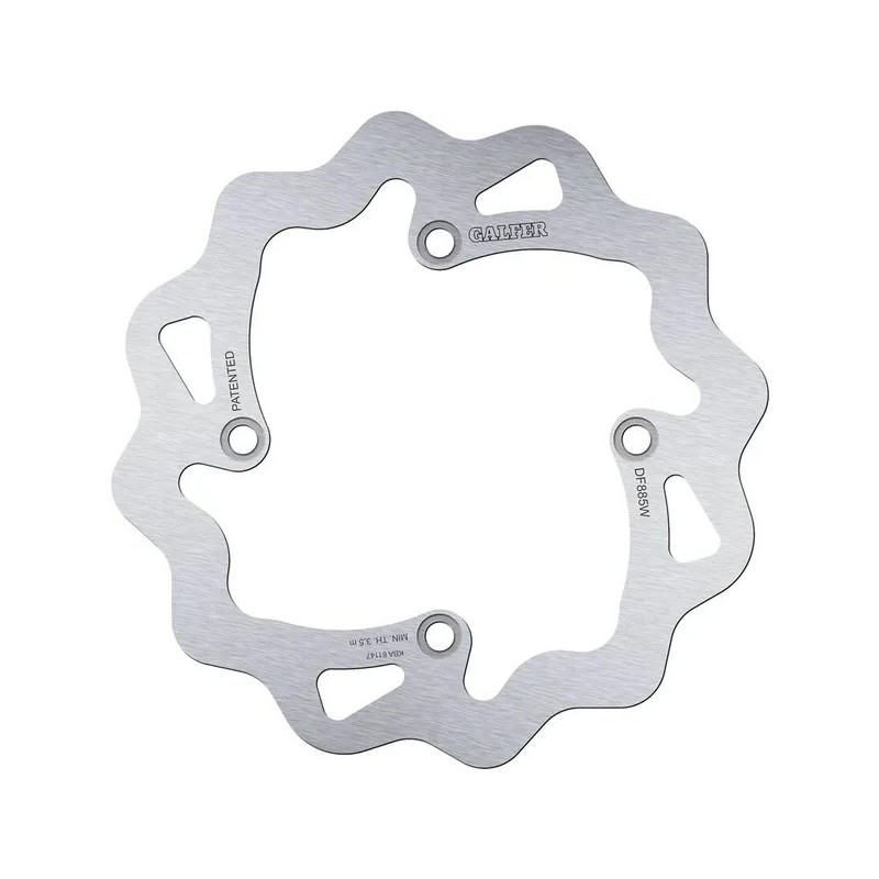 Disque de frein Wave® GALFER pour HUSQVARNA, KTM, SWM CR 125, CR 250, FS 450, LT 610, SM 125, SM 450, SM 510 de 1971 à 2025