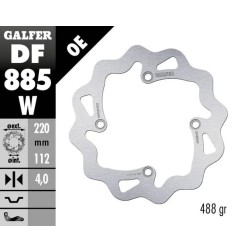 Disco de freno Wave® GALFER para HUSQVARNA, KTM, SWM CR 125, CR 250, FS 450, LT 610, SM 125, SM 450, SM 510 de 1971 a 2025