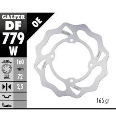 Disco de freno Wave® GALFER para GAS GAS, HUSQVARNA, KTM MC 50, MC-E 5, EE 5, TC 50, SX 50, SX-E 3, SX-E 5 de 2006 a 2025