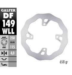 Disque de frein Wave® GALFER pour KAWASAKI KX 250 F, KX 450 F de 2019 à 2020