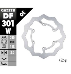 Disco de freno Wave® GALFER para RIEJU, SUZUKI, YAMAHA RM 125, RM 250, RMX 250, WR 250 F, WR 450 F, YZ 125 de 1985 a 2017