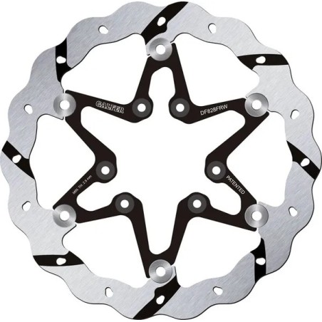 GALFER Wave grooved floating brake disc for TM RACING EN 125, EN 144, EN 250, EN 300, EN 450, EN 530 from 2001 to 2021