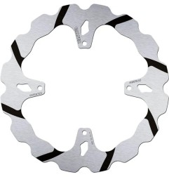 GALFER RAINED WAVE FIXED BRAKE DISC for TM RACING EN 125, EN 144, EN 250, EN 300, EN 450, EN 530, MX 125 from 2001 to 2014