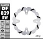 DISCO DE FRENO FIJO GALFER RAINED WAVE para TM RACING EN 125, EN 144, EN 250, EN 300, EN 450, EN 530, MX 125 de 2001 a 2014