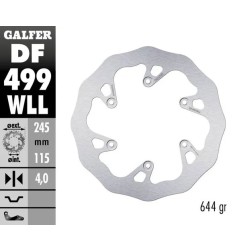 Disco de freno Wave® GALFER para YAMAHA WR 250 F, WR 426 F, WR 450 F, YZ 125, YZ 250, YZ 426, YZ 450 de 2001 a 2024