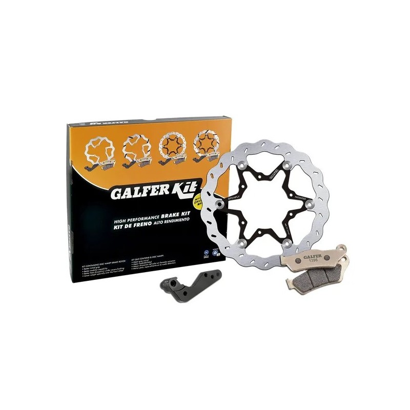 Kit de freno delantero sobredimensionado GALFER para HONDA CRF 250, CRF 450 2019 Kit de freno delantero sobredimensionado GALFER para HONDA CRF 250, CRF 450 2019