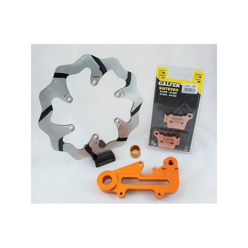 GALFER Wave oversize rear brake disc kit for HUSABERG, HUSQVARNA, KTM FE 250, FE 350, FE 390 from 2008 to 2024
