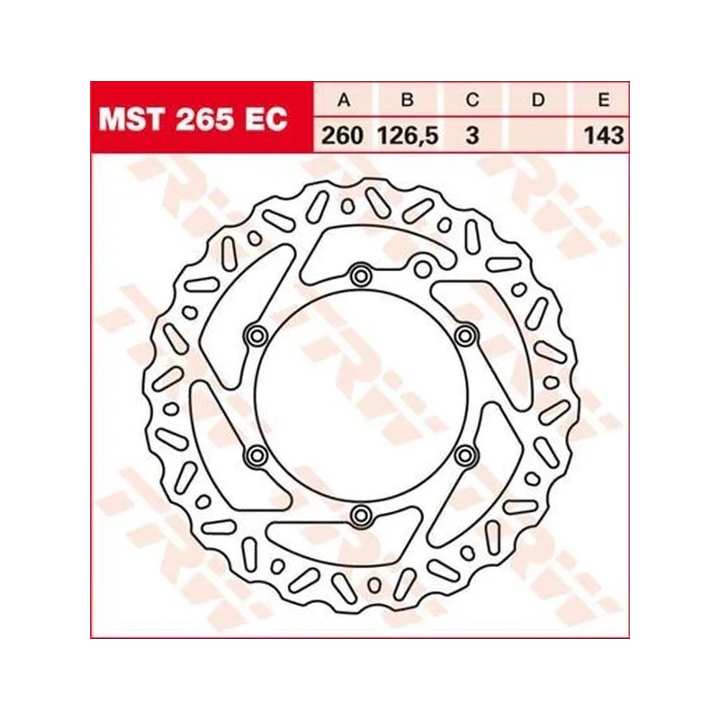Discos de freno Ec TRW para HUSABERG, HUSQVARNA, KTM FC 501, FC 600, FE 250, FE 350, FE 390, FE 400, FE 450 de 1993 a 2023