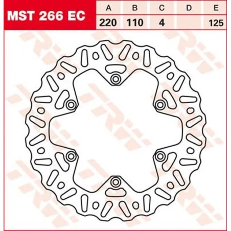 Disques de frein Ec TRW pour HUSABERG, HUSQVARNA, KTM FC 501, FC 600, FE 250, FE 350, FE 390, FE 400, FE 450 de 1993 à 2023