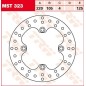 TRW fixed round brake disc 220-250 mm for HONDA, KAWASAKI, SUZUKI NX 650, TRX 400, XL 125, XR 250, XR 400 from 1988 to 2018