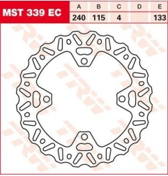 Ec TRW brake discs for KAWASAKI, SUZUKI KLX 450, KX 125, KX 250, KX 450, RM-Z 250 from 2003 to 2022