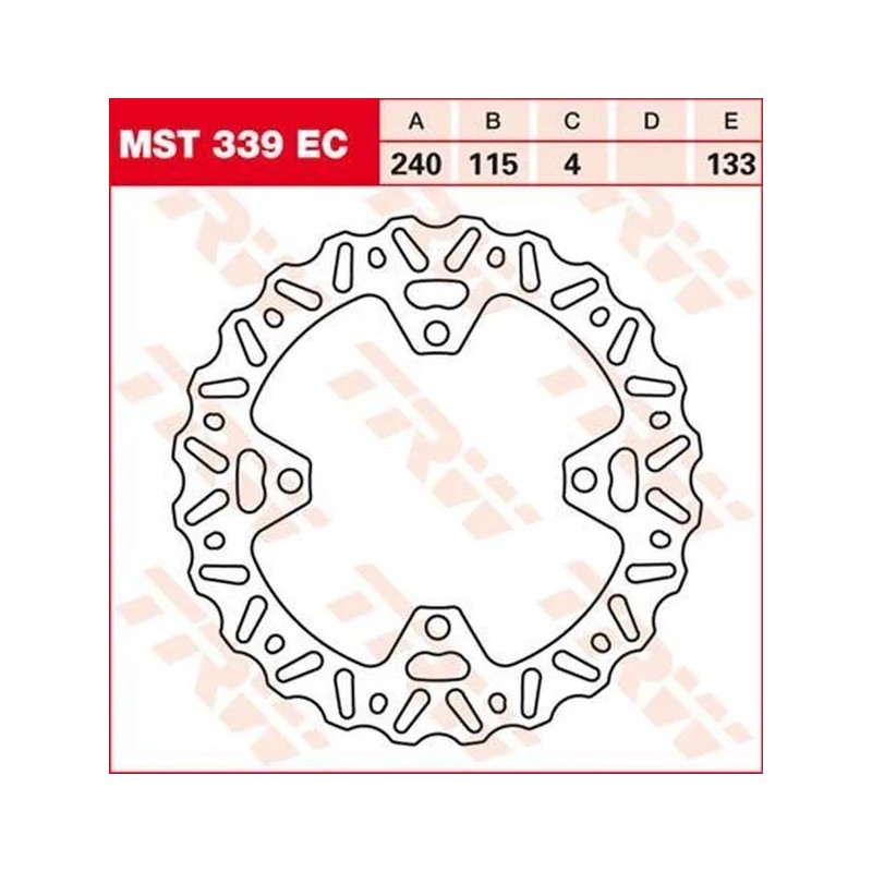 Discos de freno Ec TRW para KAWASAKI, SUZUKI KLX 450, KX 125, KX 250, KX 450, RM-Z 250 desde 2003 hasta 2022