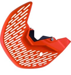 Protector de disco y horquilla POLISPORT para KTM, EXC 125, EXC 200, EXC 250, EXC 300, EXC-F 250 de 2007 a 2015