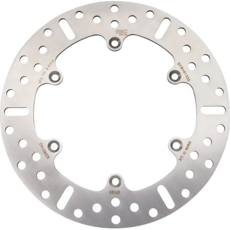 EBC brake disc for KAWASAKI, SUZUKI KLX 400, DR 125, DR-Z 400, RM 125, RM 250, RMX 250 from 1987 to 2012
