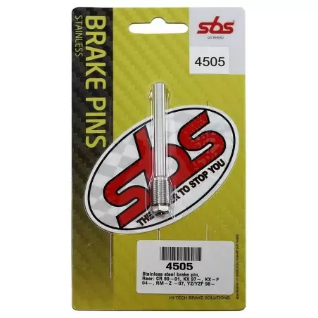 Axes de plaquettes de frein SBS pour HONDA, KAWASAKI, SUZUKI, YAMAHA CR 125, CR 250, KX 125, KX 250, KX 450 de 1995 à 2019