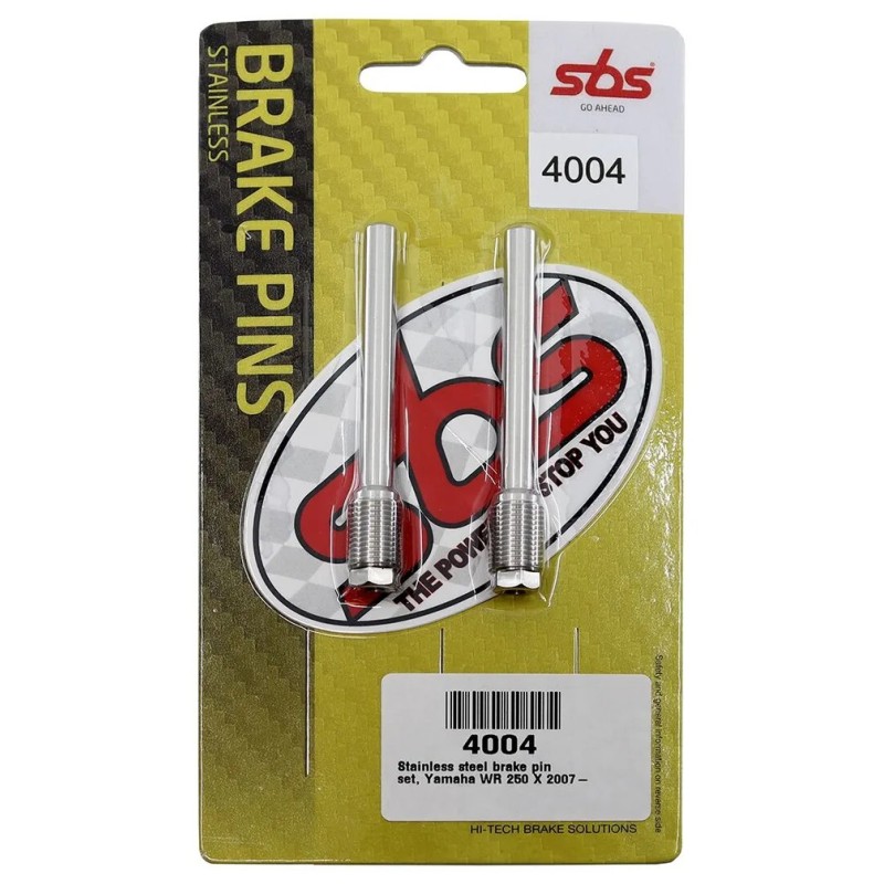 Ejes de pastillas de freno SBS para YAMAHA WR 250 F, WR 450 F de 2008 a 2018