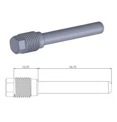 Pasadores de pinza MOTO-MASTER para GAS GAS, KAWASAKI, RIEJU, SUZUKI EC 125, EC 200, EC 250, EC 300, EC 450 de 1992 a 2024