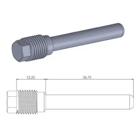 Goupilles d’étrier MOTO-MASTER pour GAS GAS, KAWASAKI, RIEJU, SUZUKI EC 125, EC 200, EC 250, EC 300, EC 450 de 1992 à 2024
