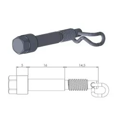 Pasadores de pinza MOTO-MASTER para GAS GAS, HUSQVARNA, KTM MC 50, EE 5, TC 50, SX 50, SX 65 de 2004 a 2026