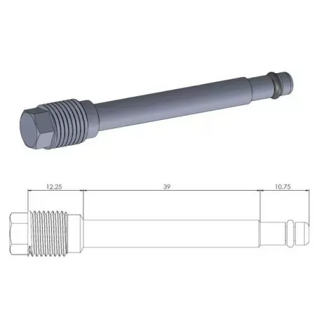 Goupilles d’étrier MOTO-MASTER pour HONDA, SUZUKI CR 125, CR 250, CRF 250, CRF 450, DR-Z 400 de 2002 à 2026