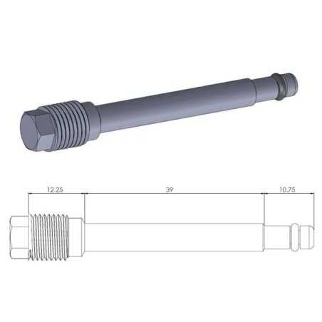 MOTO-MASTER -Bremssattelstifte für HONDA, SUZUKI CR 125, CR 250, CRF 250, CRF 450, DR-Z 400 von 2002 bis 2026