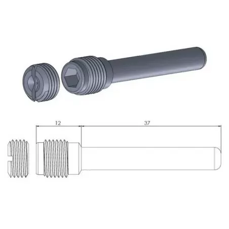 Pasadores de pinza MOTO-MASTER para HONDA, KAWASAKI, SUZUKI NX 250, XL 600, XL 650, XL 700, KLR 650, KLX 250 de 1988 a 2024