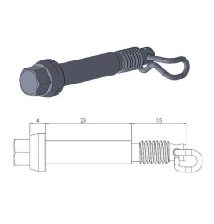 MOTO-MASTER -Bremssattelstifte für GAS GAS, HUSQVARNA, KTM MC 65, TC 65, SX 65, SX 85 von 2002 bis 2023 – Art.-Nr. 213046