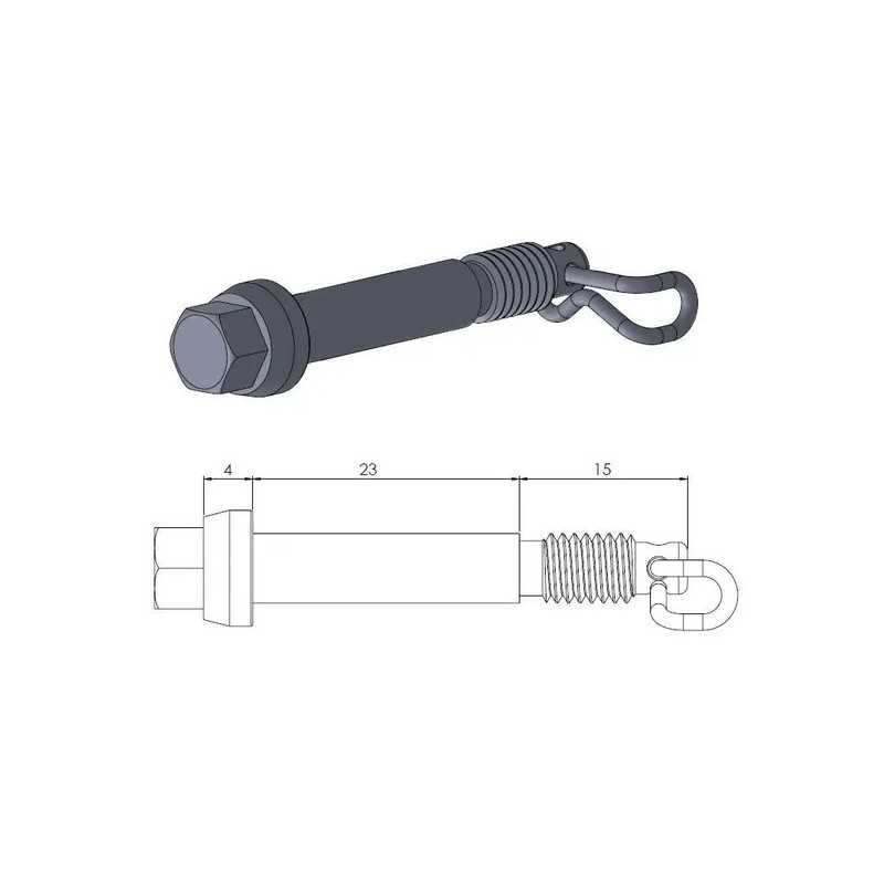 MOTO-MASTER -Bremssattelstifte für GAS GAS, HUSQVARNA, KTM MC 65, TC 65, SX 65, SX 85 von 2002 bis 2023 MOTO-MASTER -Bremssattelstifte für GAS GAS, HUSQVARNA, KTM MC 65, TC 65, SX 65, SX 85 von 2002 bis 2023