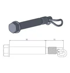 Pasadores de pinza MOTO-MASTER para HUSQVARNA, KTM TC 85, SX 65, SX 85 de 2012 a 2022