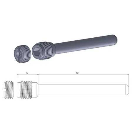 MOTO-MASTER -Bremssattelstifte für HONDA, KAWASAKI, SUZUKI, YAMAHA NX 650, KLX 250, KLX 300, KLX 650 von 1988 bis 2025 – Art.-Nr