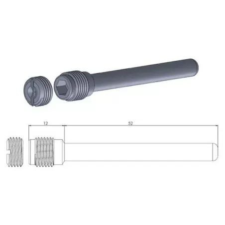 MOTO-MASTER caliper pins for HONDA, KAWASAKI, SUZUKI, YAMAHA NX 650, KLX 250, KLX 300, KLX 650 from 1988 to 2025