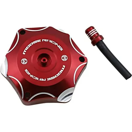MOOSE OFFROAD aluminum fuel filler cap for HONDA CR, CRF, XR from 1996 to 2026