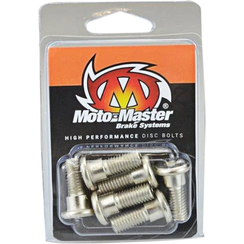 Tornillos de disco de freno MOTO-MASTER para HONDA CR 125, CR 250, CR 500, XR 250, XR 350, XR 400, XR 500, XR 600 de 1983 a 2021 Tornillos de disco de freno MOTO-MASTER para HONDA CR 125, CR 250, CR 500, XR 250, XR 350, XR 400, XR 500, XR 600 de 1983 a 2021