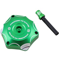 MOOSE OFFROAD tapón del depósito de aluminio para KAWASAKI KFX, KLX, KX de 1999 a 2026