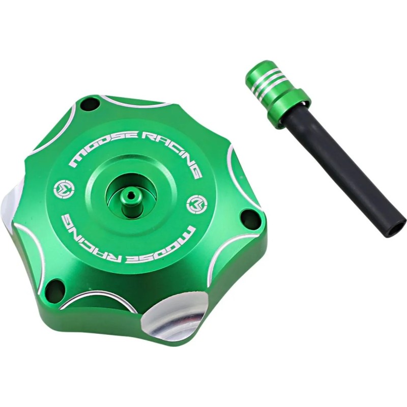 Bouchon de réservoir en aluminium MOOSE OFFROAD pour KAWASAKI KFX, KLX, KX de 1999 à 2026 Bouchon de réservoir en aluminium MOOSE OFFROAD pour KAWASAKI KFX, KLX, KX de 1999 à 2026