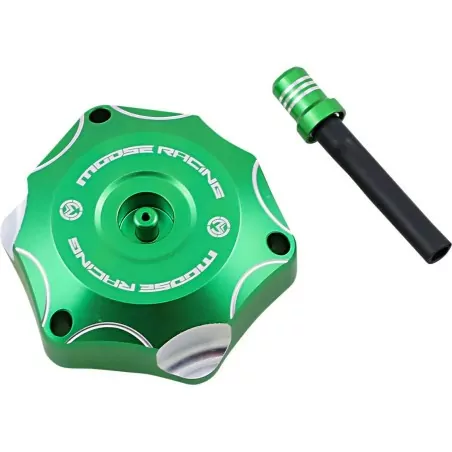 MOOSE OFFROAD aluminium fuel filler cap for KAWASAKI KFX, KLX, KX from 1999 to 2026