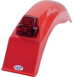 Vintage universal rear mudguard with UFO light for Motocross