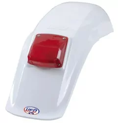 Vintage universal rear mudguard with UFO light for Motocross
