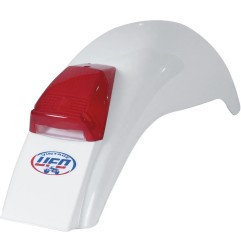 Guardabarros trasero Preston Vintage con luz UFO para Motocross