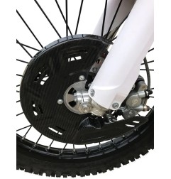 MOOSE carbon disc cover for GAS GAS, HUSQVARNA, KTM EC 250, EC 250 F, EC 300, EX 250, EX 300 from 2017 to 2023